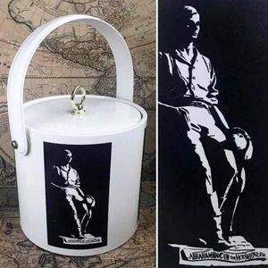 Vintage 50s Hoosier Abraham Lincoln ice bucket